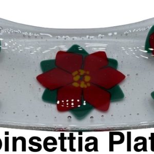 Poinsettia Platter